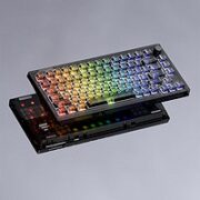 某东京造 JZ750 81键 2.4G蓝牙 多模无线机械键盘 黑色 水母轴 RGB