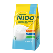 雀巢（Nestle） nido成人脱脂高钙中老年学生男女代餐袋装400g荷兰进口