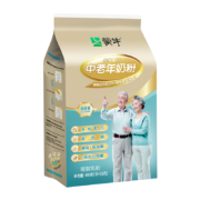 plus会员:蒙牛 铂金装 中老年成人奶粉400g袋装 便捷条装16*25g*2件+凑单品