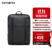 Samsonite 新秀丽 双肩背包男女电脑包16英寸韩版学生书包男潮流 TQ5 黑色