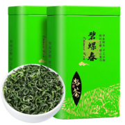 plus会员：立香园 碧螺春 2023新茶 125g*2罐礼盒装