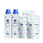 子初婴儿洗衣液儿童洗衣液宝宝专用洗衣液成人可用补充装500ml*8袋