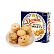 皇冠（danisa）丹麦曲奇饼干163g 休闲儿童零食早餐 印尼进口食品