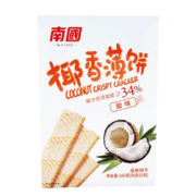 南国 海南特产 早餐饼干零食 椰香薄饼 甜味160g 盒