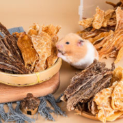 PET LEXIA 宠乐侠 仓鼠熊侏儒花枝鼠零食自制鸡肉干鸡胸肉鸭胸肉高蛋白质磨牙