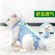 QIWEE 亲卫 猫咪绝育服 手术服母猫断奶服 防舔术后恢复服生理服防咬猫衣服
