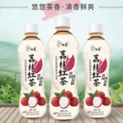 BAIXIANG 白象 天然苏打水克东无糖无汽无添加400ml整箱装弱碱饮用天然水 荔枝红茶500ml*3瓶