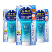 10日20点：Bioré 碧柔 水活防晒倍护水凝露 90ml*3支