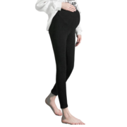 婧麒（JOYNCLEON）孕妇裤女春秋外穿大码打底运动瑜伽休闲裤子 黑色 L Jyk5556e