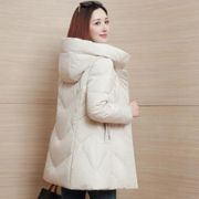 雪中飞 女式短款羽绒服时尚休闲简约大方连帽女士短款羽绒服
