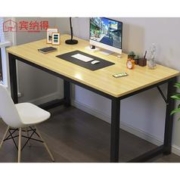 京东百亿补贴：宾纳得 电脑桌 原木纹黑架单桌 80*50*73cm