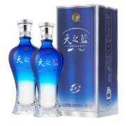 首购礼金：洋河 天之蓝 42度480ml 双支装