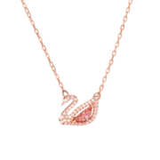 施华洛世奇（SWAROVSKI）粉天鹅系列项链 优雅魅力时尚百搭 生日礼物七夕情人节礼物送女友 粉天鹅项链 5469989