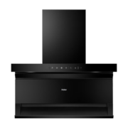 海尔（Haier）油烟机 底侧顶三吸抽油烟机 纳米不沾油7字型 挥手智控 家用22m³大吸力大尺寸吸油烟机EC710