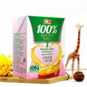 汇源 100%果汁苹果汁 200ml*12盒 多种维生素饮料礼盒装 整箱礼