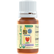 ChildLife 有机D3 维生素D3滴剂 有机MCT油 促进钙质吸收 维生素D  3.1ml/瓶 【1瓶】【效期23年10月】
