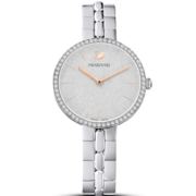 国内售价￥2300！Swarovski 施华洛世奇 女式白色 Cosmopolitan 不锈钢石英手表5517807    直邮含税到手816.09元