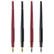 PILOT 百乐 DPP-70-R-M 钢笔 红色 M尖 单支装