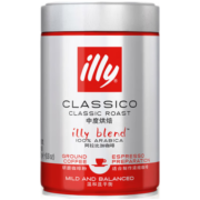意利（illy） ILLY咖啡粉意大利原装进口250g罐装黑咖啡意式浓缩 中度烘焙250gX1罐