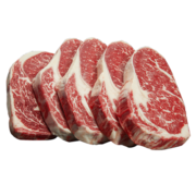 NIUMISHU牛秘书 原切牛排 澳洲眼肉 进口谷饲 冷冻生鲜 厚切  牛排礼盒 1片160g