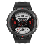 AMAZFIT 跃我 T-Rex 2 午夜黑 15项军规认证  100米防水五星双频定位华米科技watch智能户外运动手表男士礼物
