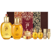 京东百亿补贴：WHOO 后 拱辰享气韵生水乳霜护肤品7件套盒套装338ml 水+乳+面霜+口红