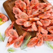 鲜京采 熟冻加拿大北极甜虾1.5kg/盒 90-120只/kg MSC认证 即食 海鲜
