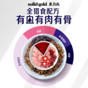 素力高生骨肉系列 全价双拼猫粮 全猎食配方 添加血浆蛋白 11磅/袋 4.99kg