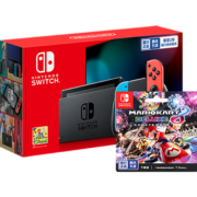 任天堂 Nintendo Switch 国行续航增强版红蓝游戏主机 & 马力欧卡丁车8豪华版 兑换卡