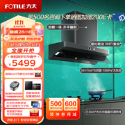 方太（FOTILE）赠200E卡 F2抽吸油烟机灶具烟灶套装 顶侧一体欧式侧吸 齐平橱柜 变频24大风量烟灶联动套餐01-F2.i+THF1A