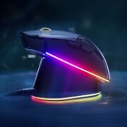 RAZER 雷蛇 眼镜蛇专业版 RAZER HYPERSPEED 2.4G蓝牙 多模无线鼠标 30000DPI 黑色 RGB