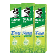 好来（DARLIE）原黑人牙膏茶倍健龙井绿茶清新口气减防蛀少牙渍含氟牙黄 龙井绿茶190*3