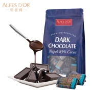 爱普诗（Alpes d'Or）丁禹兮代言 85%黑巧克力428g 生日礼物女瑞士进口送老婆 苦巧克力