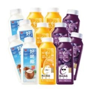 88VIP会员：WEICHUAN 味全 88vip:每日C果汁饮料橙汁葡萄汁椰汁300ml×12瓶