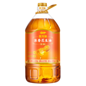 金龙鱼食用油浓香花生油5l3件压榨一级家用炒菜桶装