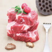 HONDO 恒都 国产原切牛颈骨 1kg/袋 冷冻 谷饲牛肉 炖汤牛骨 火锅食材
