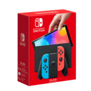 任天堂（Nintendo）Switch OLED日版/港版游戏机续航加强版ns体感掌机便携家用主机 日版OLED红蓝64GB+健身环（保税仓）