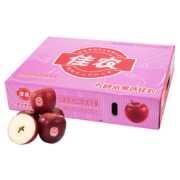10日20点：佳农 云南昭通红玫瑰苹果 净重2.3kg 丑苹果12-15粒礼盒装*5件