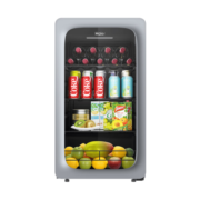 海尔（Haier）92升家用客厅办公室冷藏柜暖藏冰吧 茶叶饮料水果蔬菜保鲜柜囤货小型冰箱冰河银LC-92LH9ES1