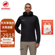 MAMMUT 猛犸象 Ultimate VII第七代 男士防风防泼水软壳外套夹克 0001黑色 M