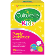 康萃乐Culturelle 益生菌 乳酸菌平衡菌群 儿童咀嚼片LGG乳酸杆菌口腔健康强免疫30粒/盒(莓果味)