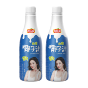 欢乐家 椰子汁 果肉型植物蛋白饮料 大瓶椰奶椰汁饮品 大瓶整箱 椰子汁1kg*4瓶
