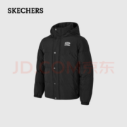 Skechers 斯凯奇 男女同款连帽运动羽绒服 两色可选
