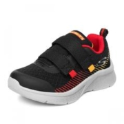 SKECHERS 斯凯奇 97537N 儿童休闲运动鞋 黑色/红色