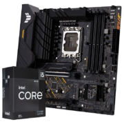 再降价、PLUS会员：ASUS 华硕 intel 英特尔 ASUS 华硕 TUF B660M WIFI D4 重炮手主板 i5-12490F CPU 主板 CPU套装
