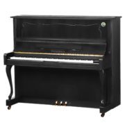 星海（XINGHAI INSTRUMENT）立式钢琴德国进口配件 智能静音钢琴 初学考级演奏通用钢琴 K-125E【黑色】