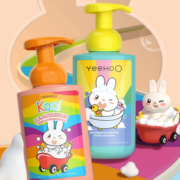 88VIP！YeeHoO 英氏 婴儿儿童沐浴露洗发水二合一450ml*2瓶