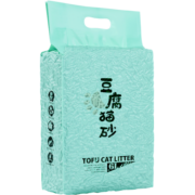 狮子医生 猫砂2.4公斤豆腐猫砂6L绿茶豆腐猫砂除味低尘速团猫砂宠物用品