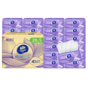 维达（Vinda）纸巾抽纸24包家用实惠装整箱大包立体美餐巾纸卫生纸面巾纸抽 3层S码12包【袋装发货】
