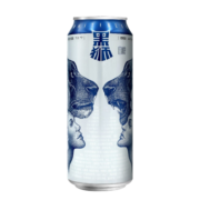 雪花（SNOW）啤酒 黑狮 白啤500ml*12听整箱装